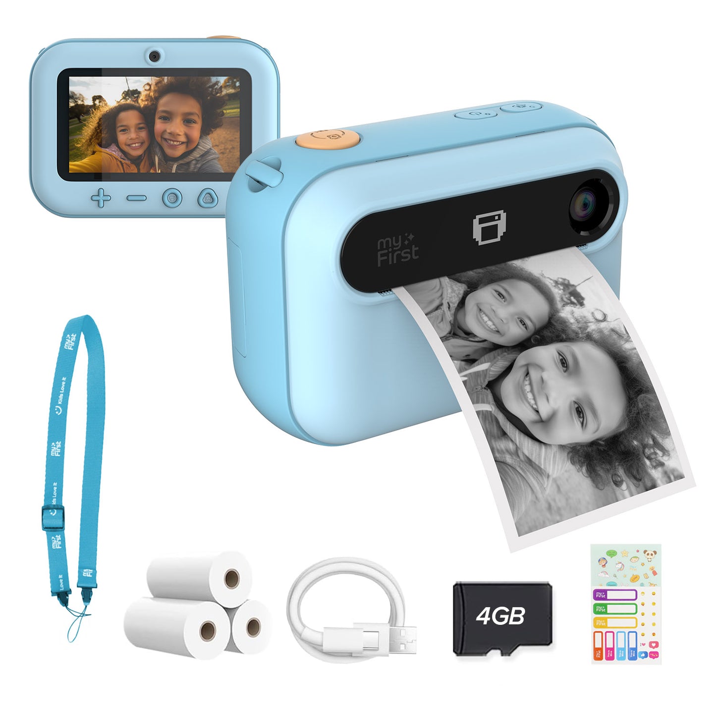 myFirst Camera Insta 20 マイファーストカメラ インスタ20 インクレス印刷・セカンドスクリーン・デュアルレンズ・16MP・10秒印刷