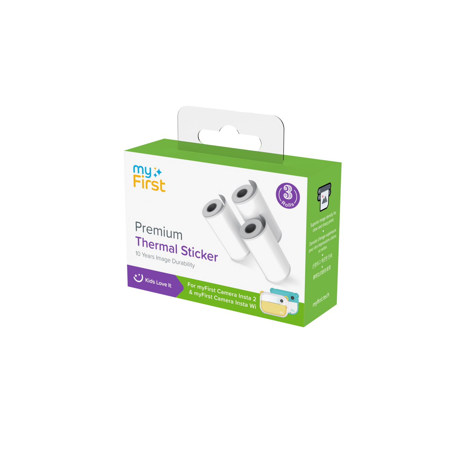 myFirst Camera Insta 2/Insta Wi/Insta 20用プレーンサーマルステッカー