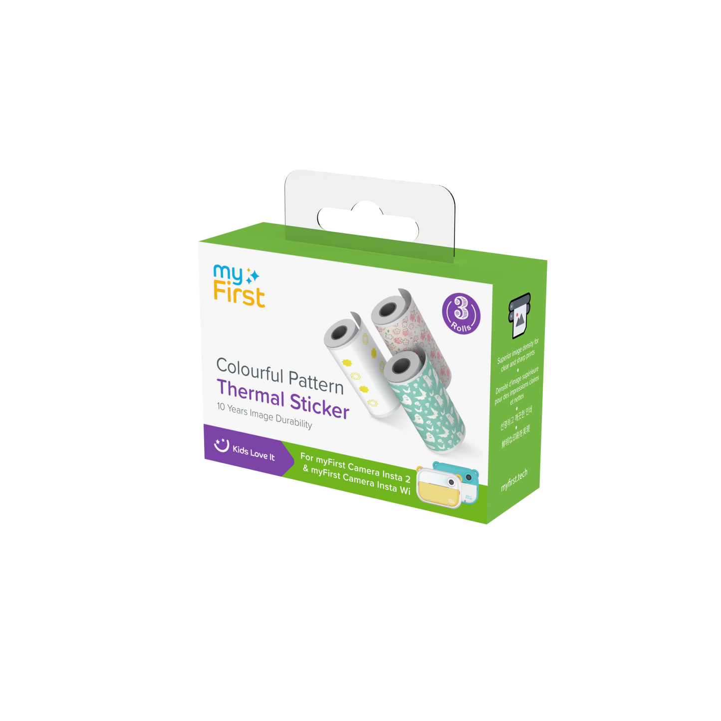 myFirst Camera Insta 2/Insta Wi/Insta 20用パターン付きサーマルステッカー