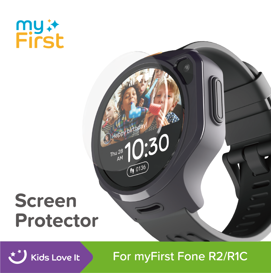 myFirst Fone R1c マイファーストフォン アールワン・シー SNS学習スマートウォッチ 4G対応キッズ携帯|キッズ腕時計型見守りスマートフォン|エントリーモデル|1.3TFT/音声ビデオ通話/MP3内蔵/200万画素/GPS追跡/専用アプリ/IPX7防水防塵/48時間待機/耐衝撃設計 | Oaxis Japan.