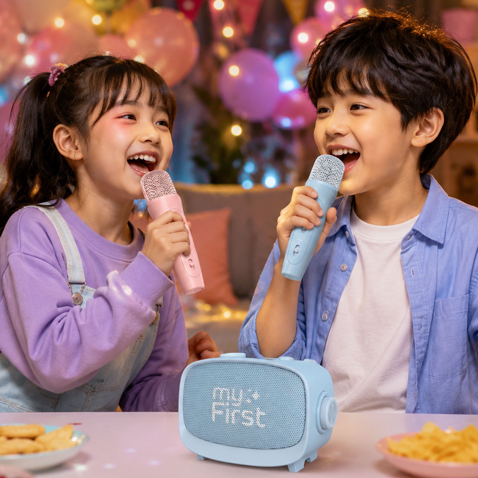 子ども向けカラオケスピーカー＆ワイヤレスマイク｜myFirst Voice 2