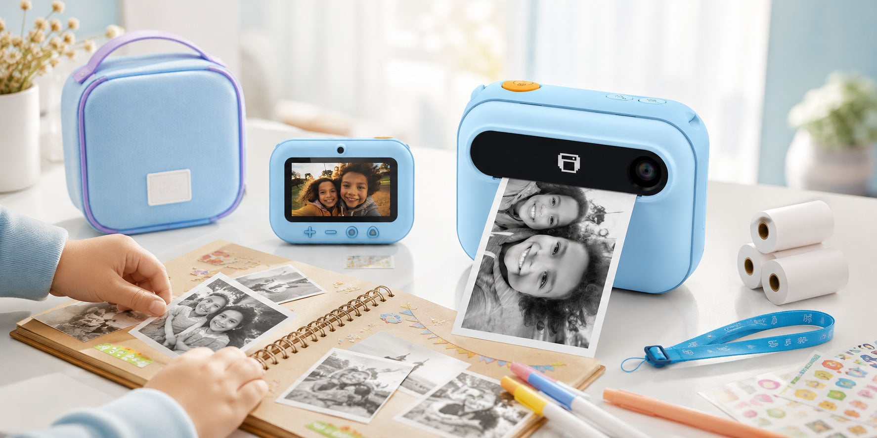 撮って、すぐプリント。子どもの“好き”を形にするプリントカメラ「myFirst Camera Insta 20」
