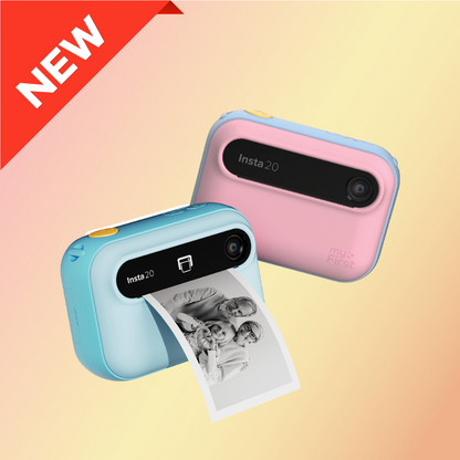 新発売 myFirst Camera Insta 20  マイファーストカメラ インスタ20　インクレス印刷・セカンドスクリーン・デュアルレンズ・16MP・10秒印刷