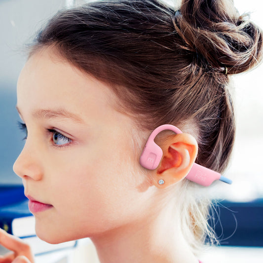 myFirst Headphones Airwaves エア伝導キッズイヤホン IPX5耐水/最大18時間再生/音量制限/超軽量/人間工学