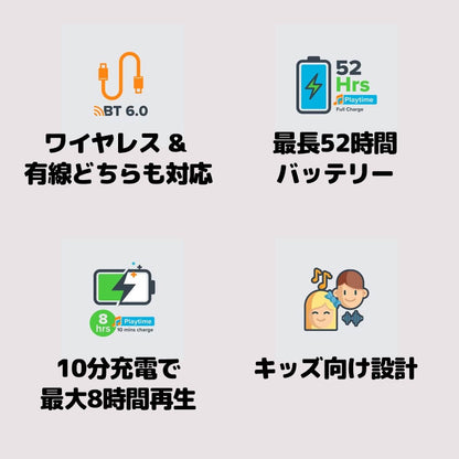 myFirst CareBuds Max｜子ども向け音量制限ヘッドホン