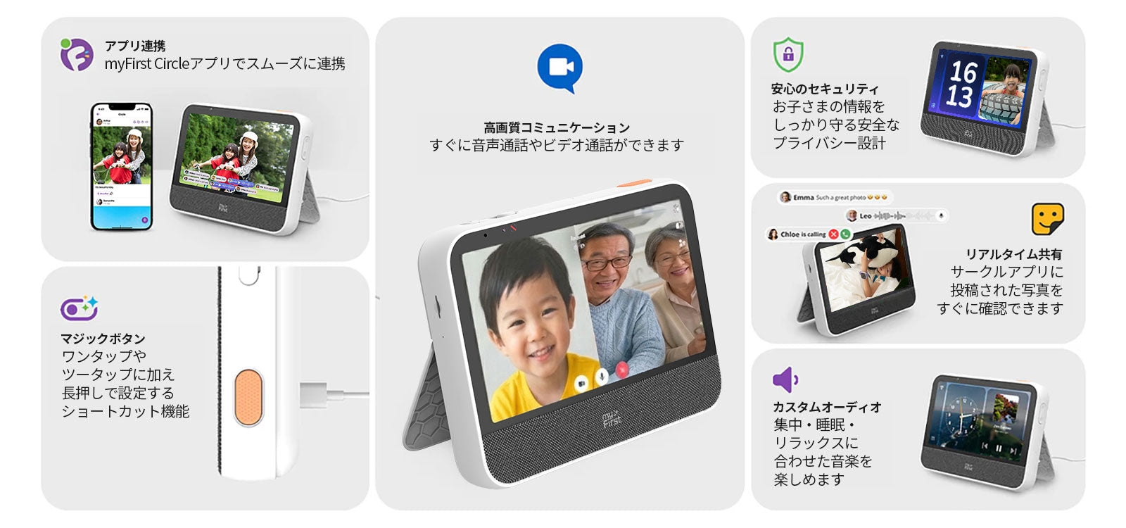 myFirst Frame Clario｜機能紹介