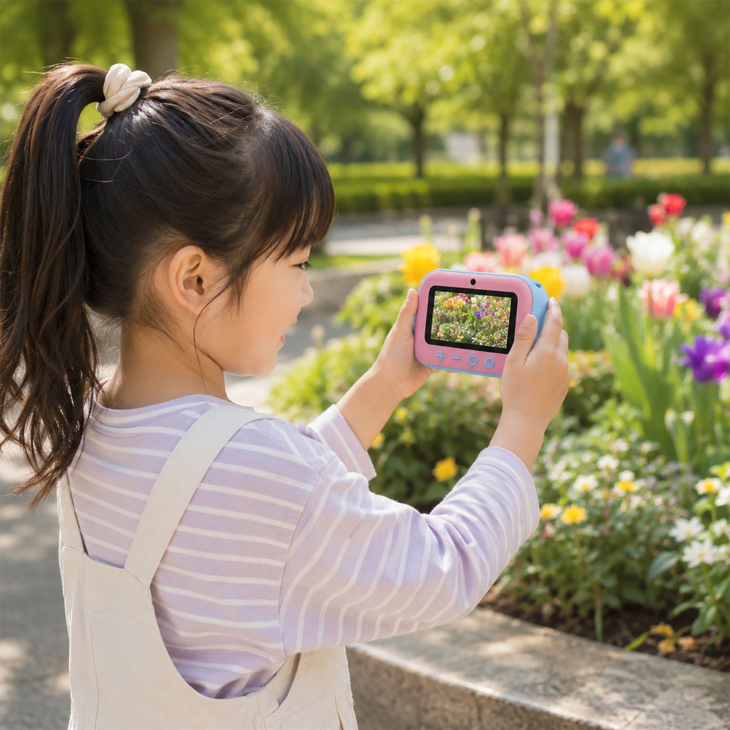 撮る|見やすい3.0インチ画面で、子どもでも撮りたい瞬間を簡単に撮影できます。