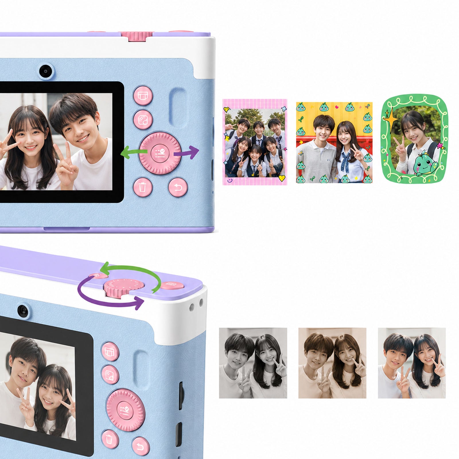 ハイブリッドインスタントカメラ｜myFirst Insta Lux™ 500万画素