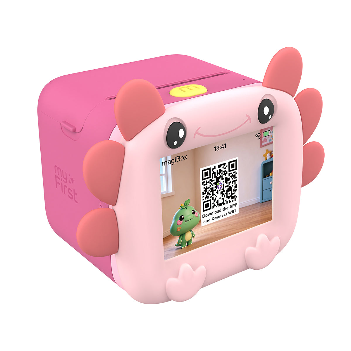 myFirst Insta MagiBox（マジボックス）本体と関連アクセサリーのイメージ