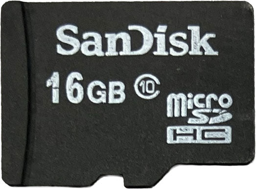 microSDカード16GB