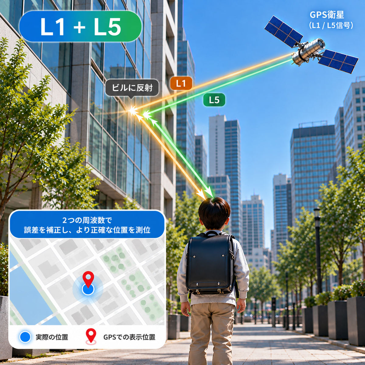 myFirst Fone S4｜2. ビルなどによる電波の反射にも強い