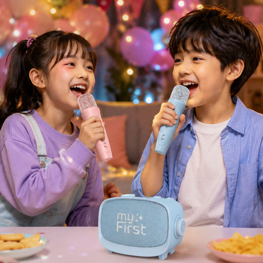 myFirst Voice 2｜子ども向けカラオケスピーカー＆ワイヤレスマイク